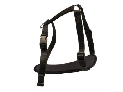 Popruhový postroj 1,5cm s náprsenkou č.2 černý