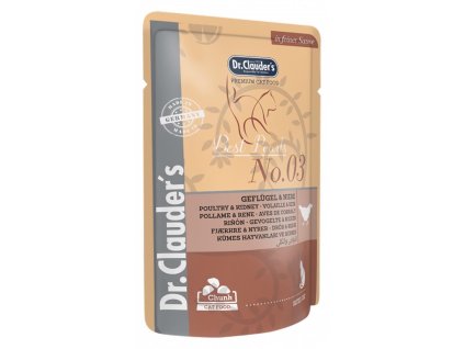 Dr.Clauder's kapsička drůbež & ledvinky 100g AKCE