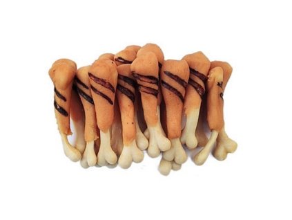 Pet Expert Dog kost kalciová BBQ s kuřecím masem 7cm 240g