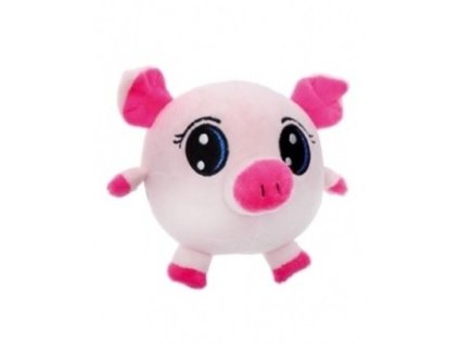 Plyšová pískací hlava prasátka 10cm