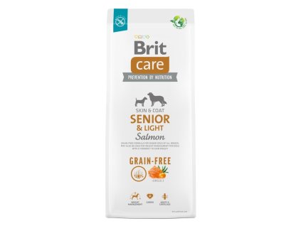 Brit Care Dog Grain-free Senior & Light Salmon 3kg