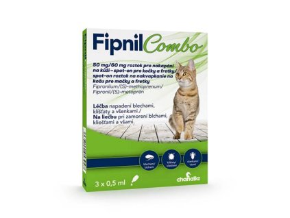 Fipnil Combo 50/60mg Cat Spot-on 3x0,5ml