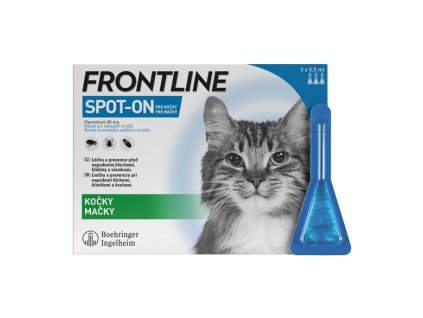 FRONTLINE SPOT ON pro kočky 3×0,5ml