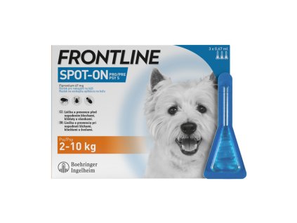 FRONTLINE SPOT ON pro psy S (2-10kg) - 3×0,67ml