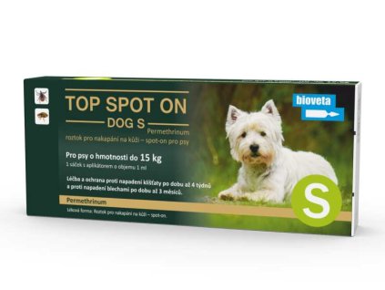Top spot on Dog S 1×1ml (do 15kg)