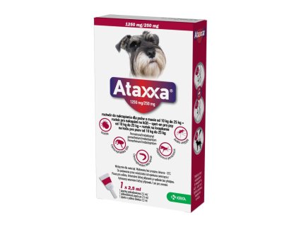 Ataxxa Spot-on Dog L 1250mg/250mg 1×2,5ml
