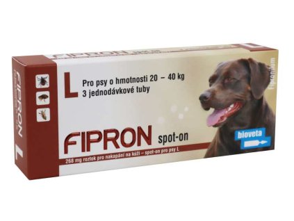 Fipron 268mg Spot-On Dog L sol 3×2,68ml