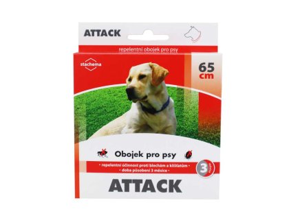 Attack obojek antiparazitární pes 65cm