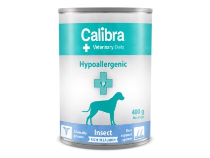 Calibra VD Dog konz. Hypoallergenic Insect & Salmon 400g