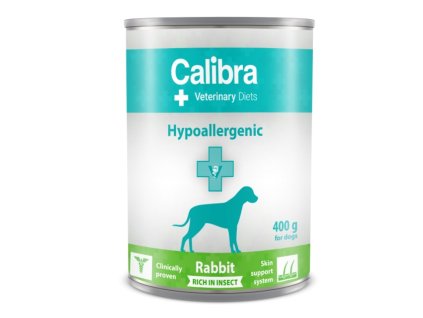 Calibra VD Dog konz. Hypoallergenic Rabbit & Insect 400g