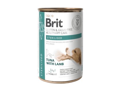 Brit VD Dog GF konz. Sterilised 400g