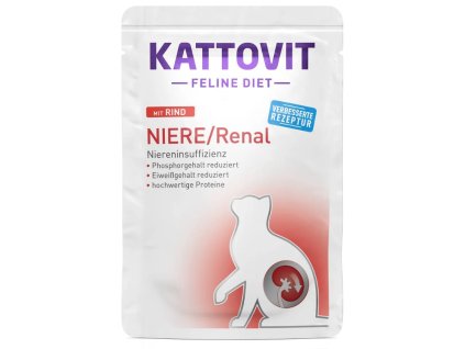 Kattovit Cat kaps. Kidney/Renal hovězí 85g