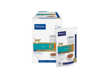 Veterinary HPM Cat Early Kidney & Joint Chunks in gravy 12×85g
