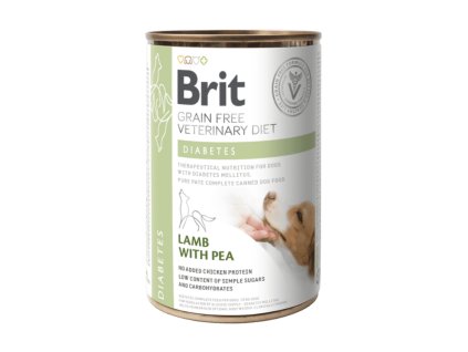 Brit VD Dog GF konz. Diabetes 400g
