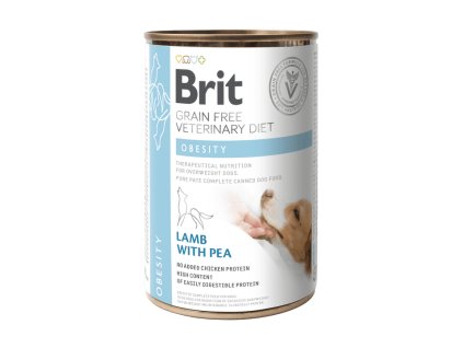 Brit VD Dog GF konz. Obesity 400g