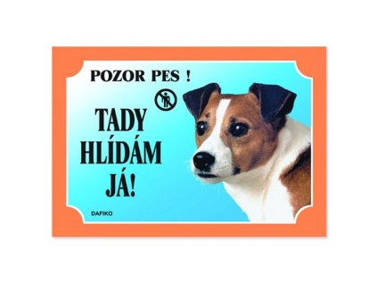Cedulka jack russel teriér