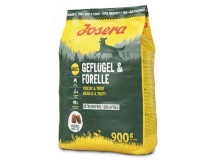 Josera Geflügel & Forelle 900g + 900g ZDARMA