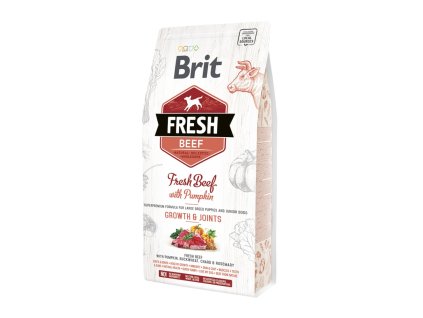 Brit Fresh Dog Beef & Pumpkin Puppy Large 2,5kg