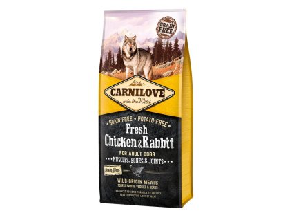 Carnilove Dog Fresh Chicken & Rabbit for Adult