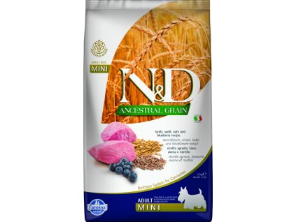 N&D LG Dog Adult Mini Lamb & Blueberry