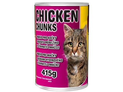 Delikan Cat konz. kuřecí kousky 415g