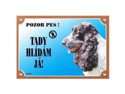 Cedulka kokr černobílý AKCE