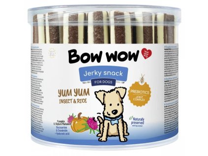 Bow Wow Jerky snack Yum Yum Hmyz a rýže 35ks