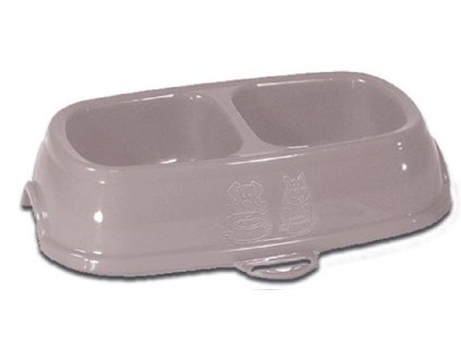 Dvoumiska plastová č.13 2×0,2l růžová