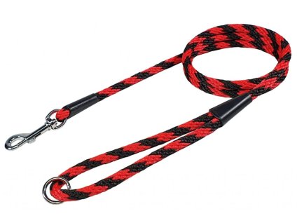 Lanové vodítko Spirála černo-červené 1×150cm