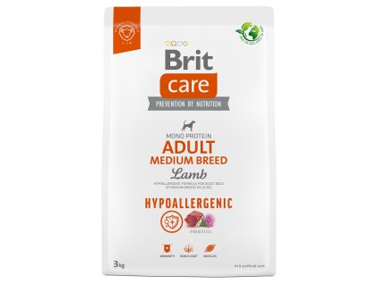 Brit Care Dog Hypoallergenic Adult Medium Breed Lamb