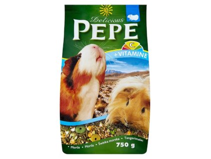 PePe Delicious morče s vitamíny 750g
