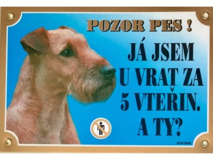 Cedulka irský teriér