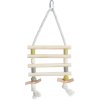 Žebřík pro ptáky provazový dřevěné příčky 31cm