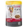 Nutrilove Dog kaps. Dušené kuřecí v omáčce 85g