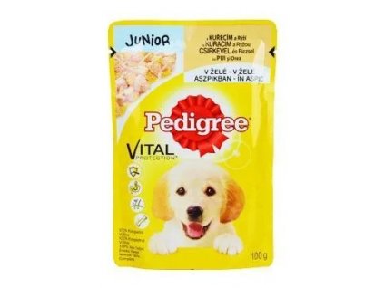 Pedigree kapsa Junior kuřecí s rýží v želé 100 g