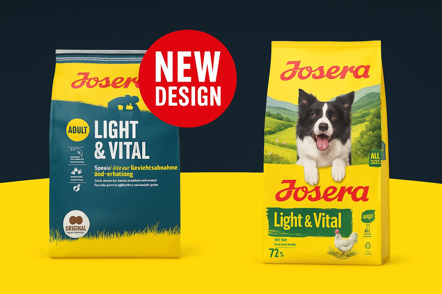 Josera – nové receptury a obaly krmiv pro psy