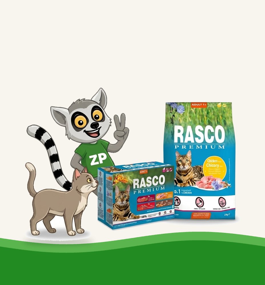 Kapsičky RASCO Premium zdarma ke granulím pro kočky