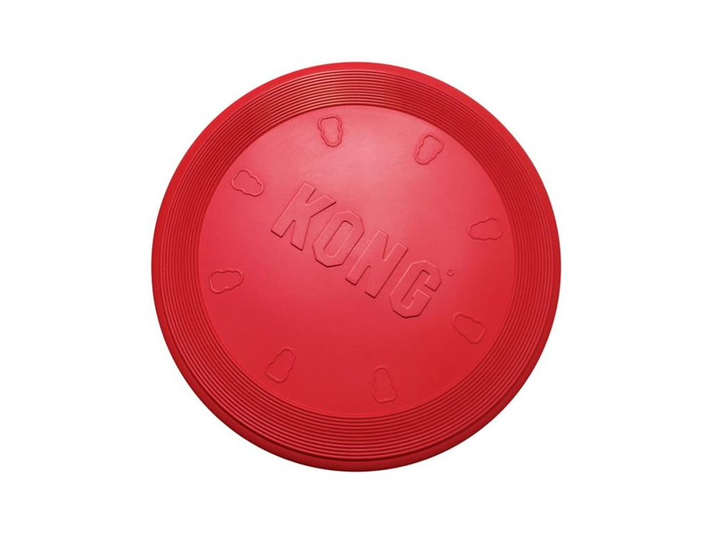 Kong Flyer červený létající talíř 24cm z kategorie Chovatelské potřeby a krmiva pro psy > Hračky pro psy > Kong hračky pro psy