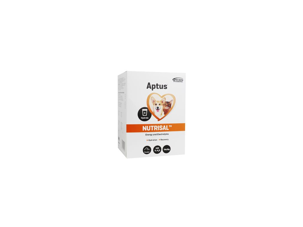 Aptus Nutrisal 10 x 25g z kategorie Chovatelské potřeby a krmiva pro kočky > Vitamíny a léčiva pro kočky > Vitamíny a minerály pro kočky
