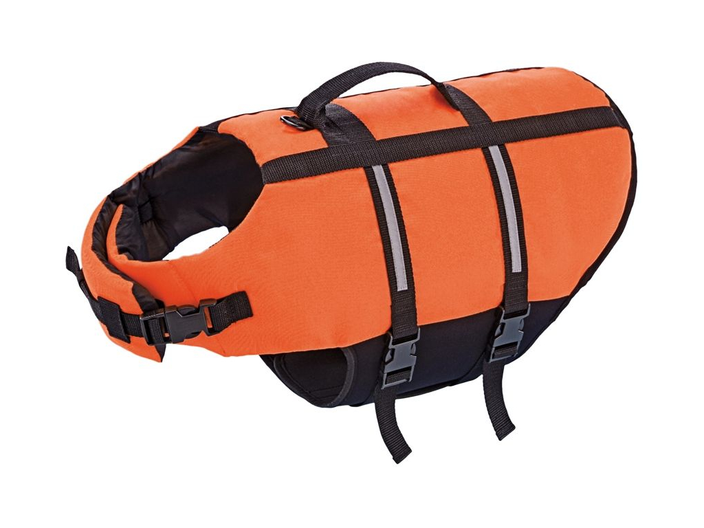 Nobby Elen záchranná plovací vesta oranžová S-30cm z kategorie Chovatelské potřeby a krmiva pro psy > Oblečky a doplňky pro psy > Plovací vesty pro psy