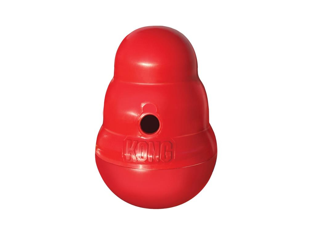 Hračka plast Wobbler plnící hračka pro psy KONG S z kategorie Chovatelské potřeby a krmiva pro psy > Hračky pro psy > Kong hračky pro psy