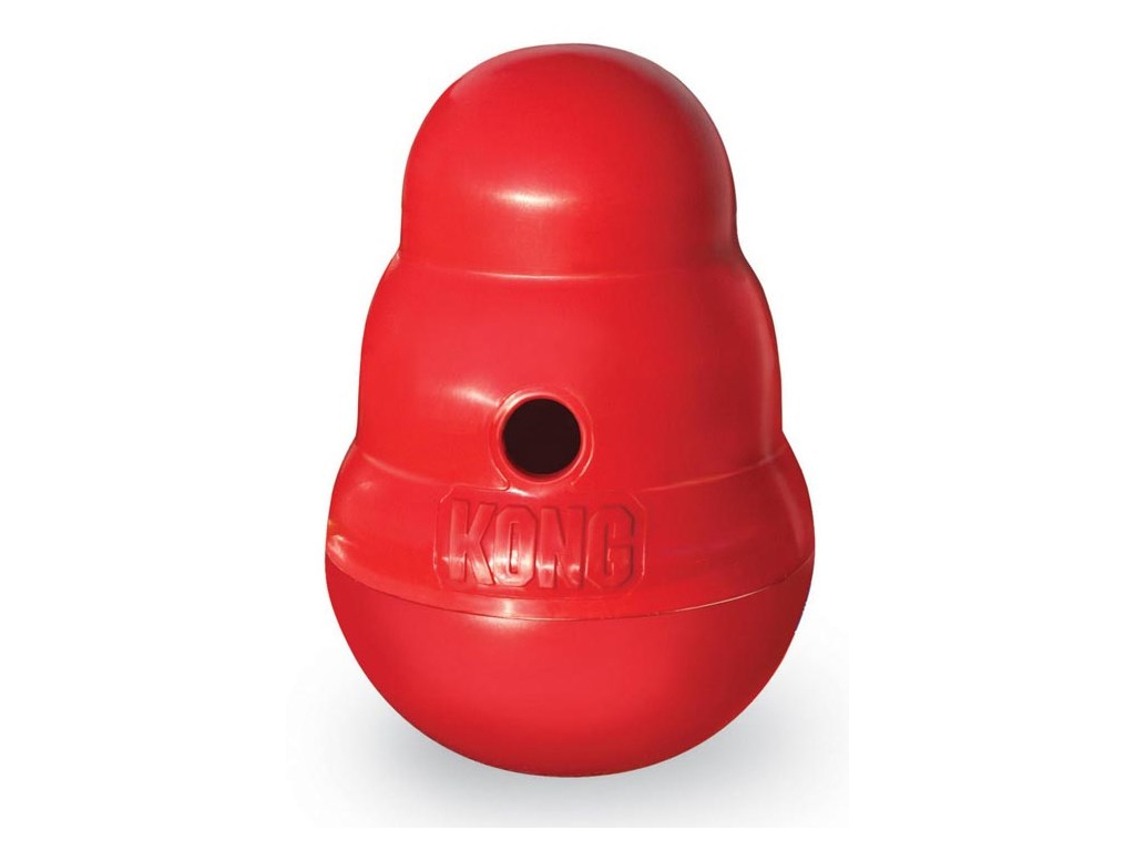 Kong Wobbler Snackball interaktivní hračka pro psy nad 12kg z kategorie Chovatelské potřeby a krmiva pro psy > Hračky pro psy > Kong hračky pro psy