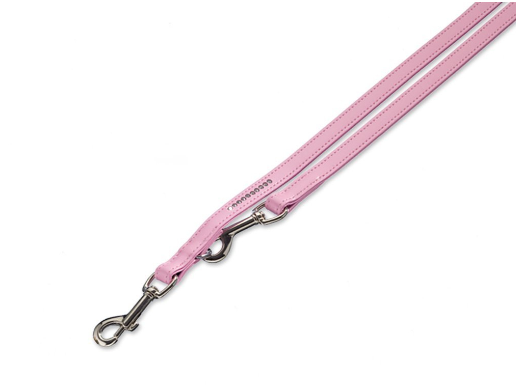 Nobby Crystal vodítko zdobené Swarovski S-M 200cm růžová z kategorie Chovatelské potřeby a krmiva pro psy > Obojky, vodítka a postroje pro psy > Vodítka pro psy > Klasická vodítka pro psy