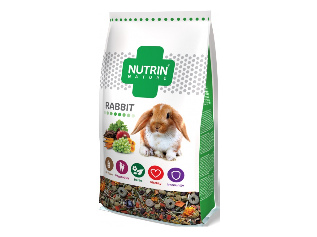 NUTRIN Nature králík 750g z kategorie Chovatelské potřeby a krmiva pro hlodavce a malá zvířata > Krmiva pro hlodavce a malá zvířata