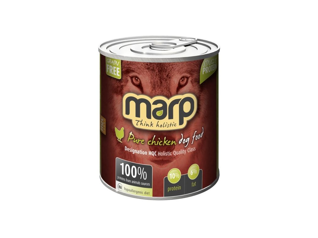 Marp Holistic Dog konzerva Pure Chicken 800g z kategorie Chovatelské potřeby a krmiva pro psy > Krmiva pro psy > Konzervy pro psy