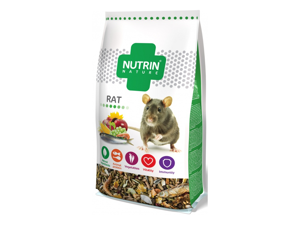 NUTRIN Nature Potkan 750g z kategorie Chovatelské potřeby a krmiva pro hlodavce a malá zvířata > Krmiva pro hlodavce a malá zvířata