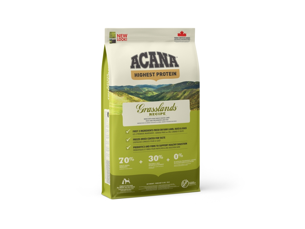 Acana Dog Grasslands Recipe 11,4kg z kategorie Chovatelské potřeby a krmiva pro psy > Krmiva pro psy > Granule pro psy