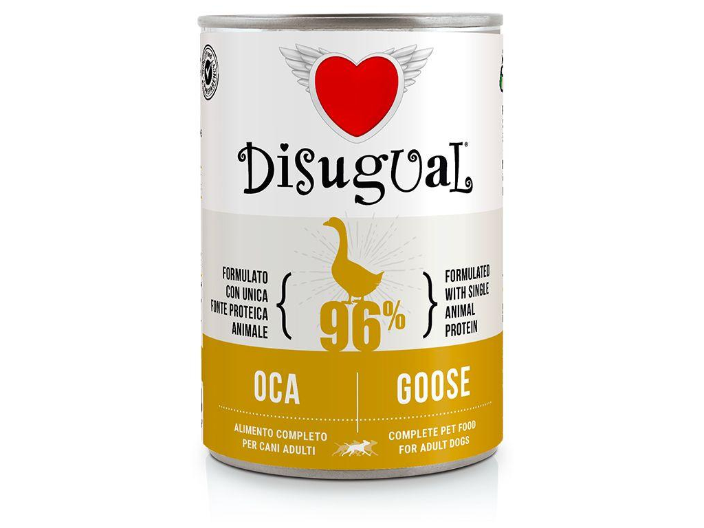 Disugual Dog Single Protein Husa konzerva 400g z kategorie Chovatelské potřeby a krmiva pro psy > Krmiva pro psy > Konzervy pro psy