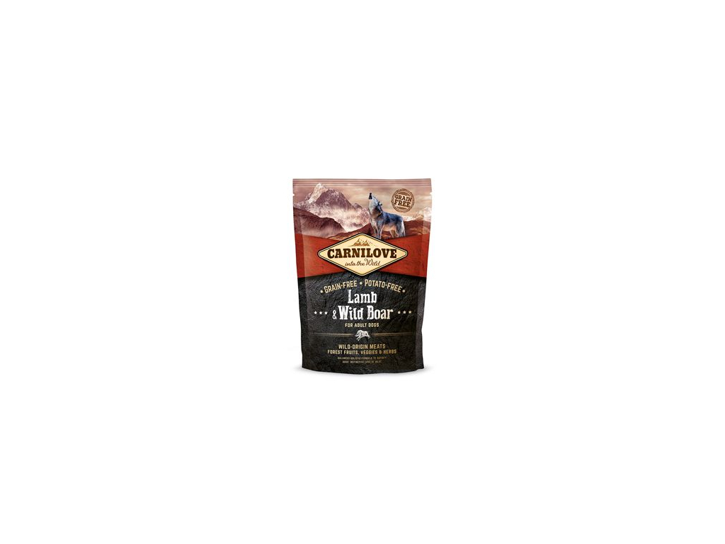 Carnilove Adult Dog Lamb & Wild Boar 1,5kg z kategorie Chovatelské potřeby a krmiva pro psy > Krmiva pro psy > Granule pro psy