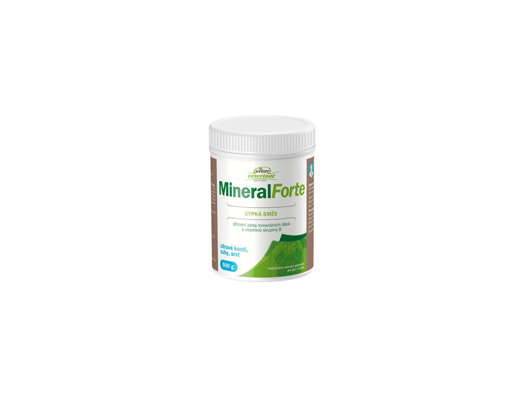 VITAR Veterinae Mineral Forte 500g z kategorie Chovatelské potřeby a krmiva pro kočky > Vitamíny a léčiva pro kočky > Vitamíny a minerály pro kočky